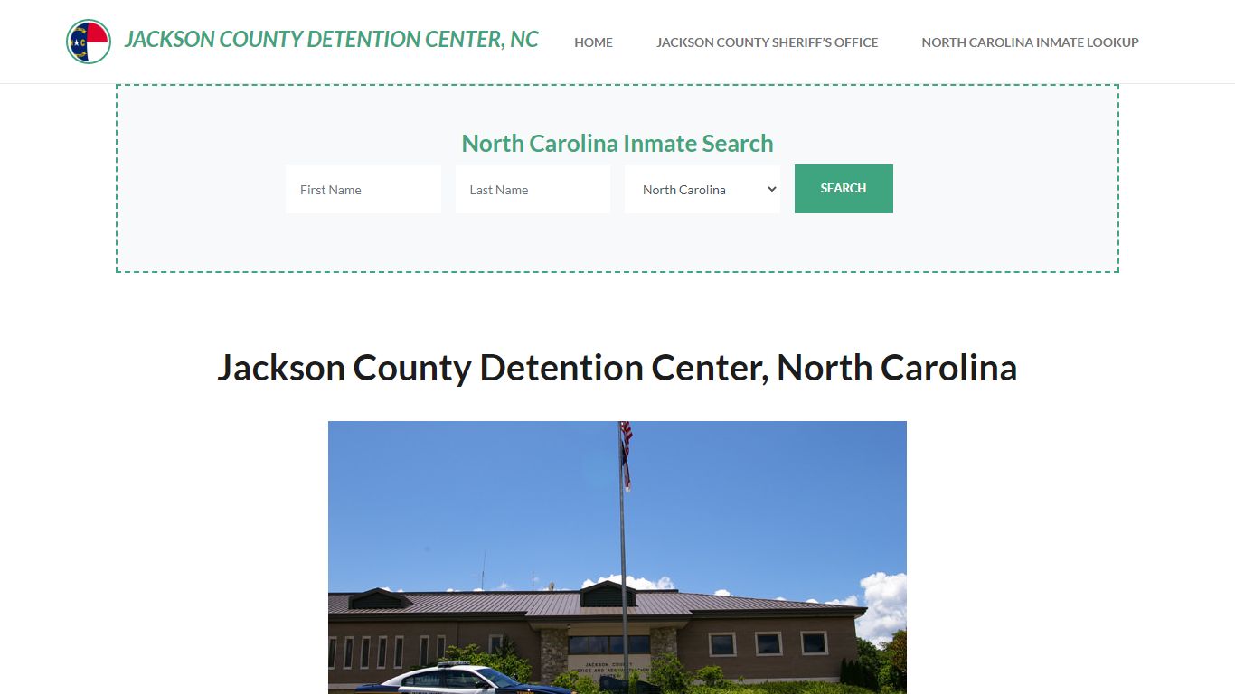 Jackson County Detention Center, NC Inmate Roster, Offender Search